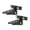 Motorcycle Footrest Pedal 1/2Pair Rear Pedal Footrest Folding Motorcycle Clamp-on Foot Step Pegs Footpeg Parts Universal Bike view 1