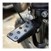 Motorcycle Footrest Pedal 1/2Pair Rear Pedal Footrest Folding Motorcycle Clamp-on Foot Step Pegs Footpeg Parts Universal Bike view 2