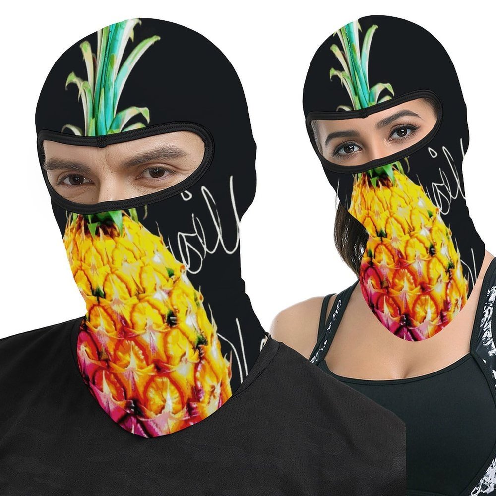Balaclavas Ski Mask Winter Face Mask Full Face Mask Colorful Fruit Pineapple Windproof Face Cover for Motorcycle Cycling
