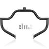 MoKitDora Crash Bar Highway Engine Guard 1.5" Fat for Harley 1997-2008 Touring Street Electra Glide FLHX FLHT Road King FLHR Models, Black view 1