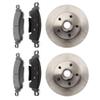 Front Brake Pad Set & Brake Rotor and Hub for Chevrolet Nova view 1