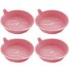 4PCS Car Cup Holder Coaster, Silicone Cup Holder Insert, Universal Non-Slip Cup Holders, Car Interior Accessories Insulation Drink Cup Pad for Women and Man (Pink) view 1