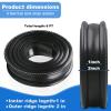 2 Inch x 6 Ft Fuel Tank Strap Isolator, Rubber Liner for Fuel Tank Straps/Gas Tank Straps, Easy Install Sealing Fuel Tank Accessory, Fits Most Semi-Trailer Trucks view 3