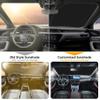 EcoNour Windshield Sun Shade for Nissan Pathfinder 20222026 | Front Window Sunshade | Foldable Car Sun Protector | Blocks UV Rays & Keeps Interior Cooler view 3