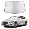 EcoNour Windshield Sun Shade Compatible for Infiniti Q50 20142024 | Sedan Front Window Sunshade | Foldable Sun Visor Shield | UV & Heat Blocking Protection view 1