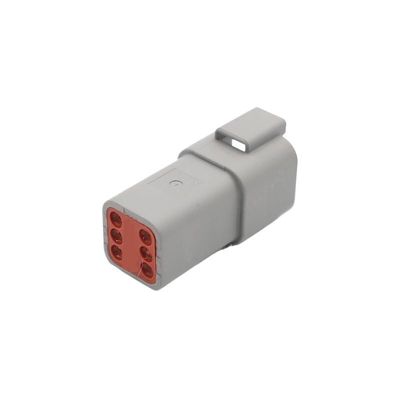 Car Connector 6Pin DT04-6P-P004 / DT06-6S-P004 Automotive Water Proof Connectors Series Male Female Pulg Additional Terminal(DT04-6P-P004)