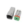 Car Connector 6Pin DT04-6P-P004 / DT06-6S-P004 Automotive Water Proof Connectors Series Male Female Pulg Additional Terminal(DT04-6P-P004) view 2