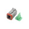 Car Connector 6Pin DT04-6P-P004 / DT06-6S-P004 Automotive Water Proof Connectors Series Male Female Pulg Additional Terminal(DT04-6P-P004) view 3