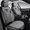 Arocx Front Set for Toyota bZ4X Seat Covers 2023-2026, Gray-Black view 1