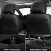 Arocx Front Set for Toyota bZ4X Seat Covers 2023-2026, Gray-Black view 3