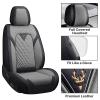 Arocx Front Set for Toyota bZ4X Seat Covers 2023-2026, Gray-Black view 4