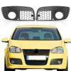Tyrigion 2PCS Fog Light Open Vent Grilles Honeycomb Hex Mesh Compatible with 2006-2009 Volkswagen GTI/Jetta 2.0L 2.5L 1.9L 1.8L Left&Right Side view 1
