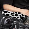 Mokiwala Universal Fit Center Console Armrest Cover - Soft, Stylish & Washable Pad for Car, Truck, SUV and RV, All-Day Comfort, Enhanced Protection - Brown Marble Pattern Design (Cow Pattern) view 3