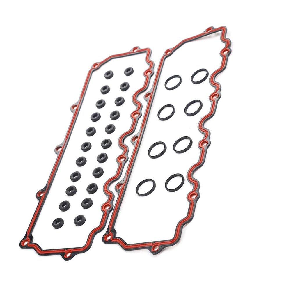 Eaglerich Diesel Valve Cover Gasket Set, Compatible for 2003-2010 Ford F250 F350 F450 F550 E350 E450 Excursion 6.0L V8 Diesel Turbo, Replaces # 3C3Z6584BA, 3C3Z6584AA, VS50691R