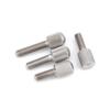 5pcs M4 x 16mm Knurled Thumb Hand Screw Bolt Grip Knobs Fastener Stainless Steel view 1