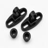 DKMOTORK Universal Motorcycle Rearview Mirror Extension Bracket, Aluminum Mount Adapter for Phone Holder, GPS, Spotlight, Action Camera - Compatible with Motorbike, Scooter, E-Bike (2 Pack) (Black) view 1