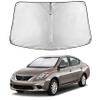 EcoNour Windshield Sunshade Compatible for Nissan Versa 2012-2017 2018 2019 view 1