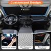 EcoNour Windshield Sunshade Compatible for Nissan Versa 2012-2017 2018 2019 view 3