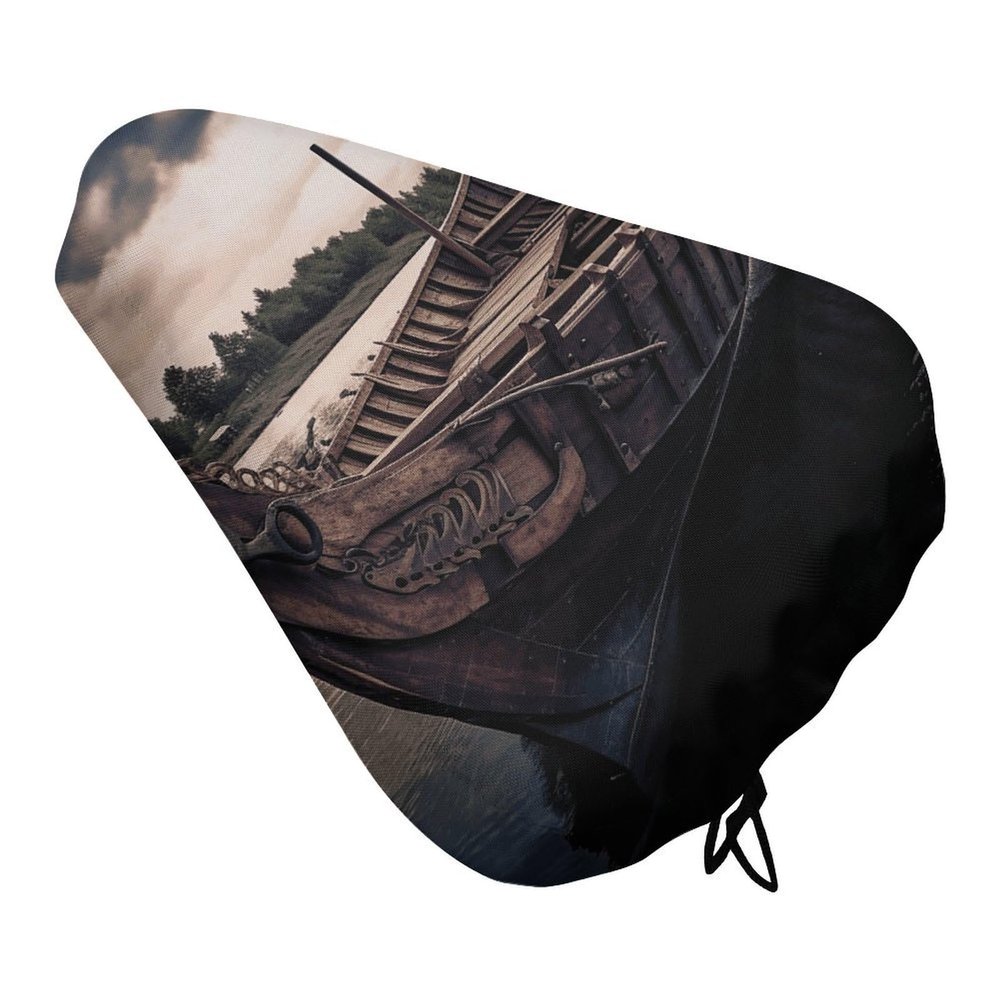 Waterproof Bicycle Seat Cover, Universal Bike Saddle Covers with Elastic, Boat Bike Seat Cover Durable Rain Dust Protection for Road Mountain Bicycle