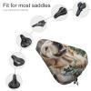 Waterproof Bicycle Seat Cover, Universal Bike Saddle Covers with Elastic, Golden Retriever Dog Bike Seat Cover Durable Rain Dust Protection for Road Mountain Bicycle view 3