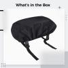 Texvora Heavy Duty Waterproof Winch Cover, 21.5 X 7.5 X 9.5 In / 54.6 X 19 X 24 Cm Electric Winch Protection, 420D Oxford With Silver Lining view 2