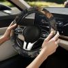 Aplkyhs Camo Hunting Steering Wheel Cover Anti-Slip Elastic Car Steering Wheel Protector Fashion Car Accessories Interior Breathable Universal Size Fit Most Cars SUV view 2