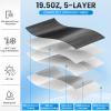 RVSNAIL RV Awning Fabric Replacement, Black , Fits 24FT Awnings, 23'2" Wide view 2