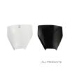 Plastic Front Number Plate Fairing Cover for HN50 Dirt Bike Black White view 3