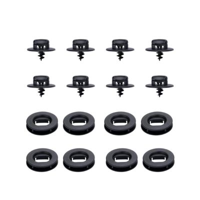 BHUPWZE 8SET 16pcs Floor Mat Clips Kit 3D0864851B41 3D0061795B41Compatible Golf GTI