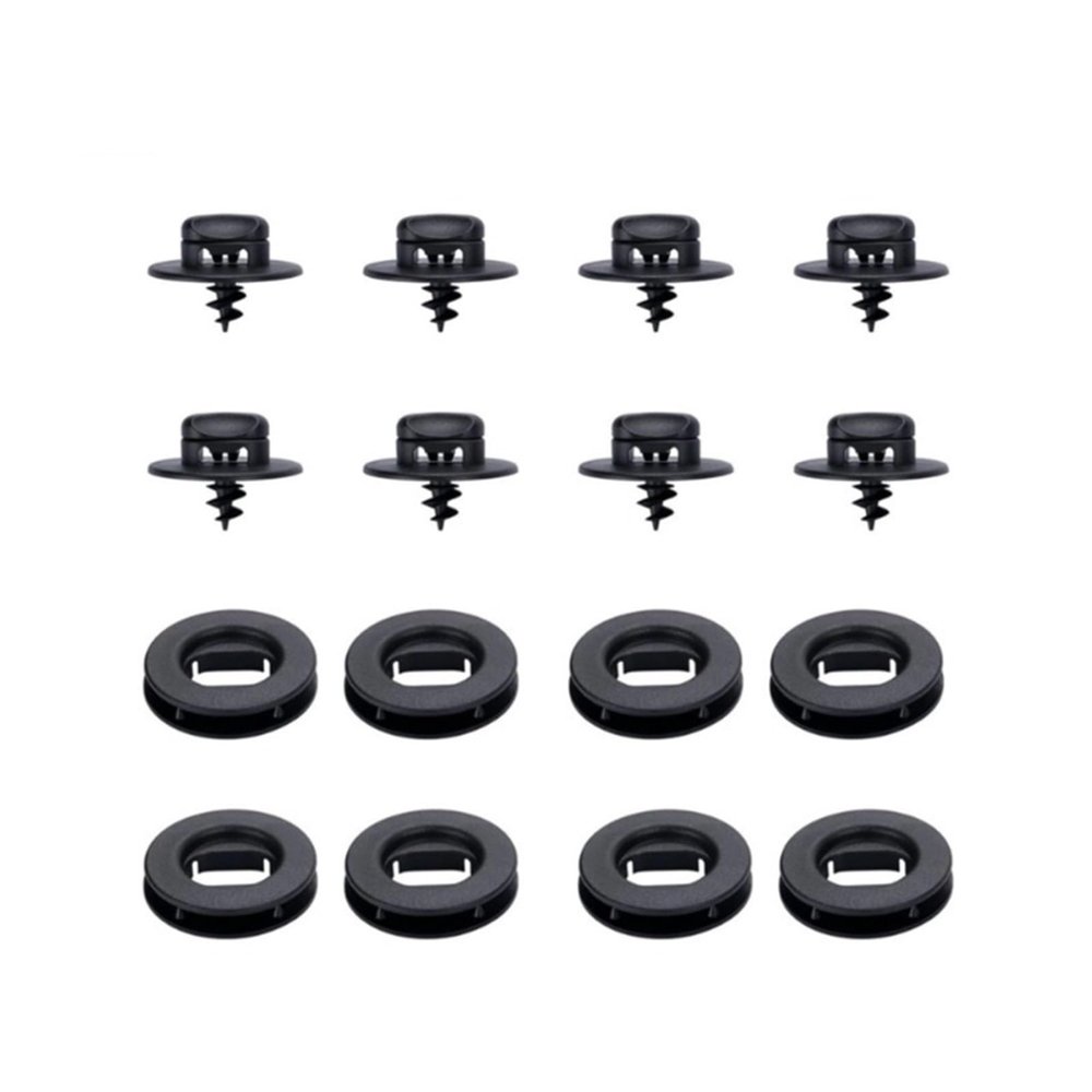 BHUPWZE 8SET 16pcs Floor Mat Clips Kit 3D0864851B41 3D0061795B41Compatible Golf GTI