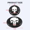 TIKGETUP Skull Clutch/Derby Timer and Points Covers for Harley Twin Cam 1999-2015 Dyna Softail Touring Road King Electra Glide Street Glide Road Glide Tri Glide,Black view 3