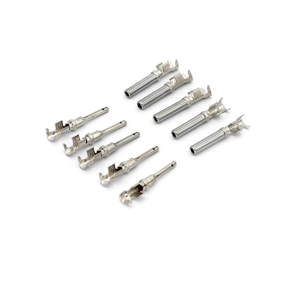 KIUYTRW 2/3/4/6/8/12-Pin Automotive Waterproof Sealed Connector Male Female Plug 776428-1 776427-1 776430-1 776488-1 776434-1(Silver)