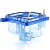 Replace Motorcycle Transparent Carburetor Clear Bottom Float Bowl Cup with Spill Hole Fit for 24 26 28 30 32 34 Mm Blue view 2