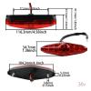 Motorcycle Tail Light Rear Taillight Brake Warning Turn Signal LED Lamp Waterproof Universal Fit for Pit Dirt Bike Accessory view 3