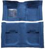ACC Automotive Carpet Compatible with 1969 to 1970 Mercury Cougar, Convertible (606-Medium Blue Nylon Loop) view 1