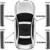 4PCS Carbon Fiber Door Sill Protectors Front/Rear Anti-Scratch Entry Guard (Door-Blue) view 3