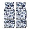 Myfsucce Car Mats Full Set - Sea Ocean Fish Print Polyester Floor Mats for Cars, Non-Slip Backing, Universal Fit for Sedans, Trucks, Vans view 1