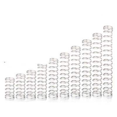 Cgshop-Compressed Spring Length 5mm-50mm Wire Diameter 0.3mm Outer Diameter 2mm 3mm 4mm 5mm Stainless Steel Miniature Compression Spring, 20pcs, Good Elasticity and More Durable(45mm,5mm)
