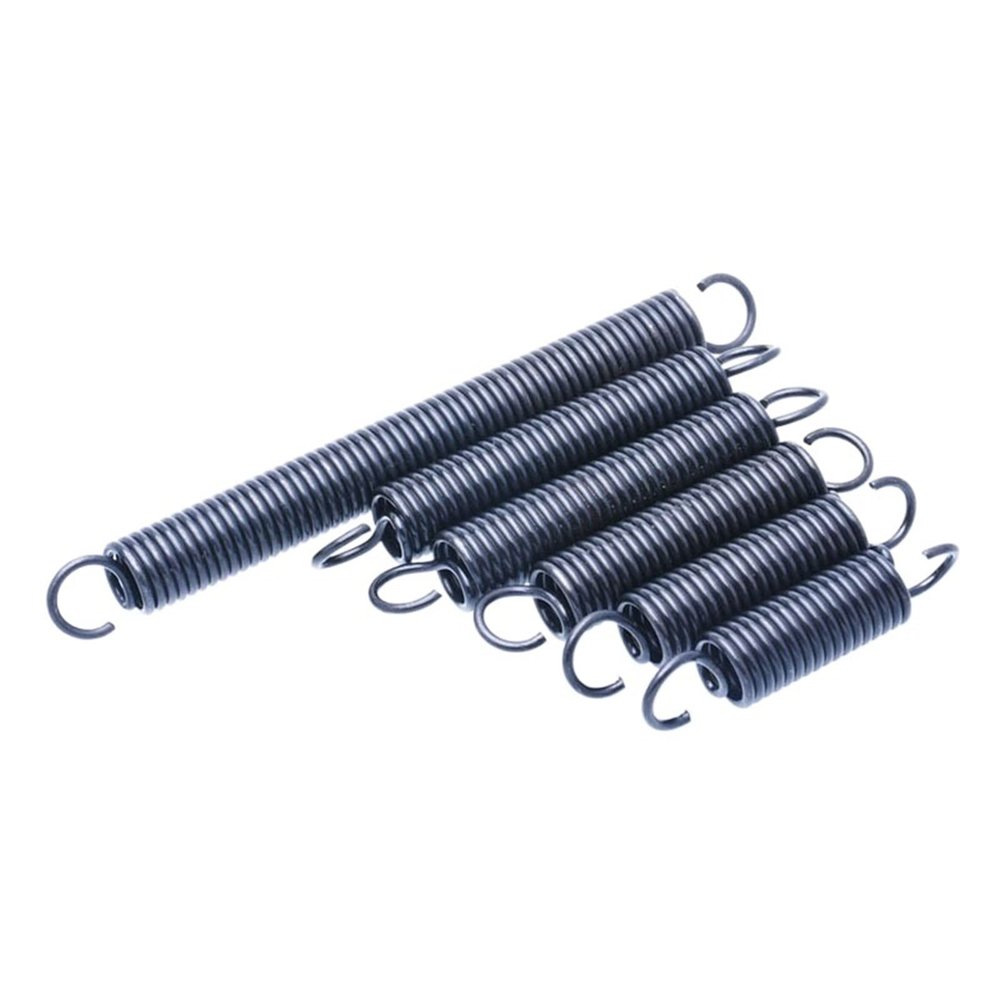 Cgshop-Compressed Spring Wire Diameter 1.2mm Outer Diameter 8/9/10/11/12/13/14/16mm Length 25-100mm Extension Spring with Hook End, 5pcs, Good Elasticity and More Durable(30mm,8mm)