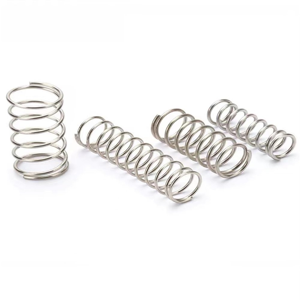 Cgshop-Compressed Spring Wire Diameter 0.4mm, Outer Diameter 3-10mm Length 5-50mm Y-Shaped Stainless Steel Return Pressure Spring Compression Spring, 10pcs, Good Elasticity and More Durable(5mm,9mm)