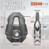GRIZZEX 10T Snatch Block, Gray view 2