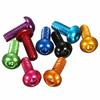 Zkensh-Bolts Aluminum Alloy Button Head Screws M3 X 6/8 / 10 /12mm Button Head Screw Bolts Hex Allen Socket, 10PCS, Widely Used(Orange,M3x10mm) view 2