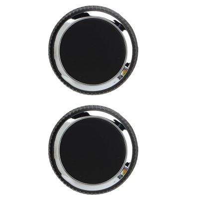 Julihai Volume Button Protector, Car Radio Control Cover for 2007-2013 Models Scratch Resistant Carbon Fiber Finish Easy Install (2 Pcs)