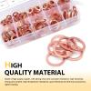 Icyfond 200 PCS Assorted Sizes Copper Washer Kit, Solid Metric Crush Washers for Oil Drain Plug & Banjo Bolt Seal, Universal Gasket Set for Cars, Trucks, Motorcycles, ATVs view 4