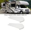 2 Pcs RV Slide Out Corner Covers, Durable ABS Trim Caps for Campers Trailer, Easy Installation Fade Proof RV Protection Replacement (White) view 4