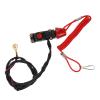 Gogogmee Engine Stop Kill Switch for Mini Bike ATV 49Cc-250Cc with Handlebar Safety Key, 2-Wire Emergency Shutoff Switch for Off-Road and Sand Dune Vehicles view 1