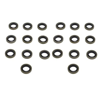 20Pcs Banjo Bolt Fuel Sealing Washers 8mm Fit for 2500 3500 5.9L 6.7L for Cummins Replaces OE 3918188 Premium Rubber Fuel Seal Gaskets