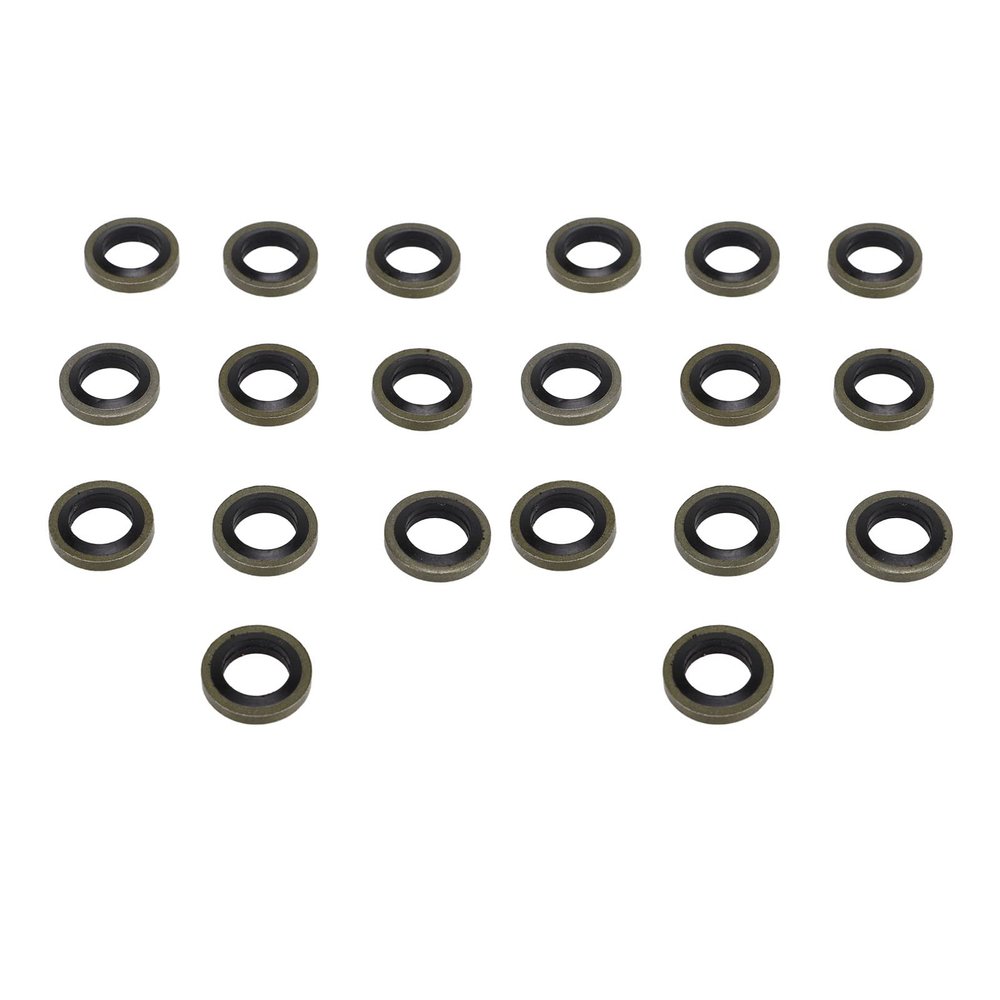 20Pcs Banjo Bolt Fuel Sealing Washers 8mm Fit for 2500 3500 5.9L 6.7L for Cummins Replaces OE 3918188 Premium Rubber Fuel Seal Gaskets