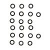 20Pcs Banjo Bolt Fuel Sealing Washers 8mm Fit for 2500 3500 5.9L 6.7L for Cummins Replaces OE 3918188 Premium Rubber Fuel Seal Gaskets view 3
