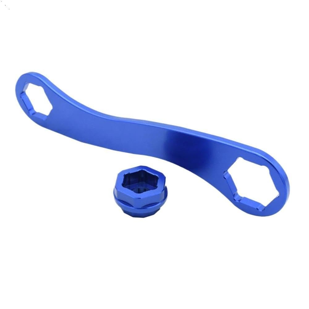 Front Rear Wheel Axle Wrench Removal Tool Compatible with TE FE 250 300 FC TC FX TX 125-701 2014-2023 Models Fits 390 690 790 890 Motorcycles(Blue Wrench)